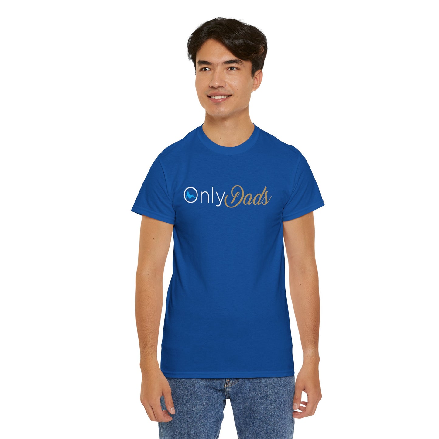 Only Dads T-Shirt — Funny Fatherhood Tee, 'OnlyDads' Logo Gift for New & Proud Dads