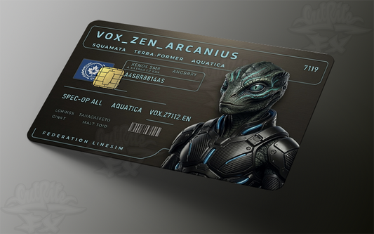 Xeno-ID Galactic Federation | Sci-Fi Alien & Cryptid Credit Card Skins