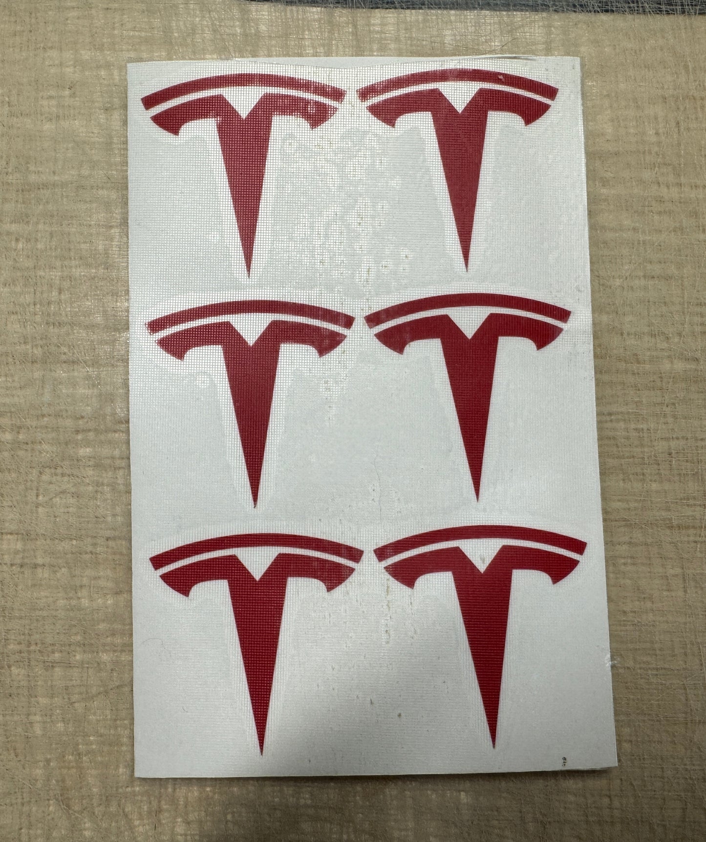 2016-2024 Tesla Model 3 / Y / S / X Rim Decals Set of 6