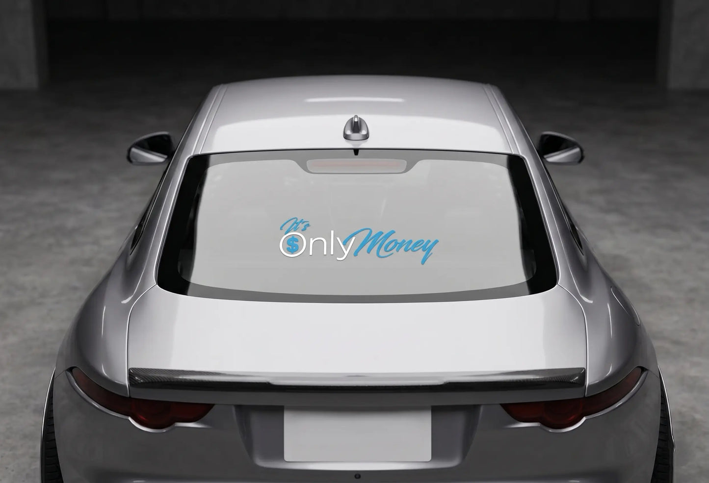 "It's Only Money" Vinyl Decal – 10" x 3.5" Funny Truck & Car Window Sticker
