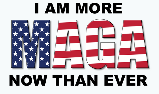 More MAGA Now Than Ever | Trump, Decal Sticker for car