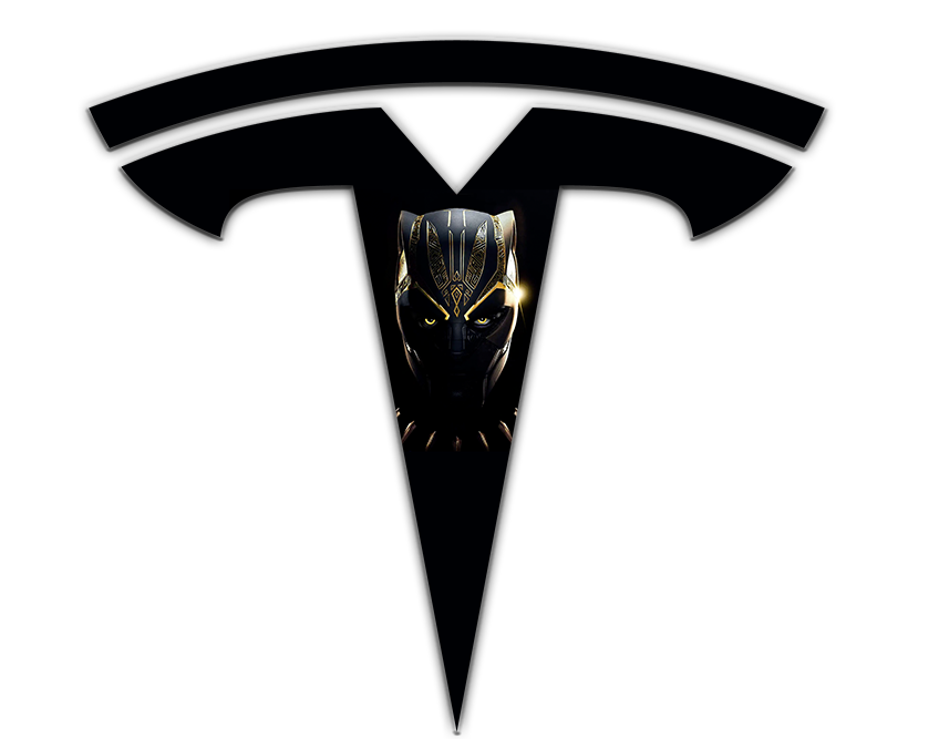 Tesla Emblem Decal for Model S,3,X,Y