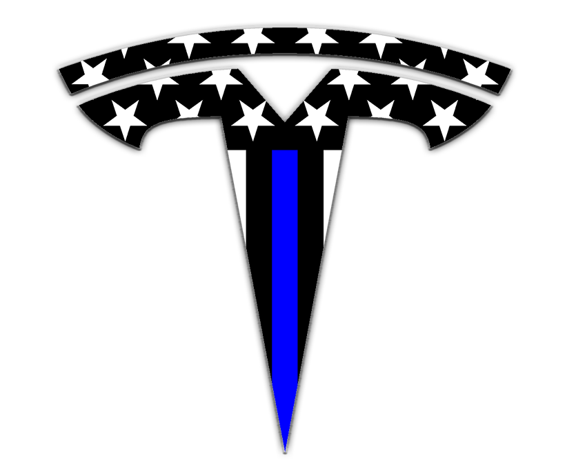 Tesla Emblem Decal for Model S,3,X,Y
