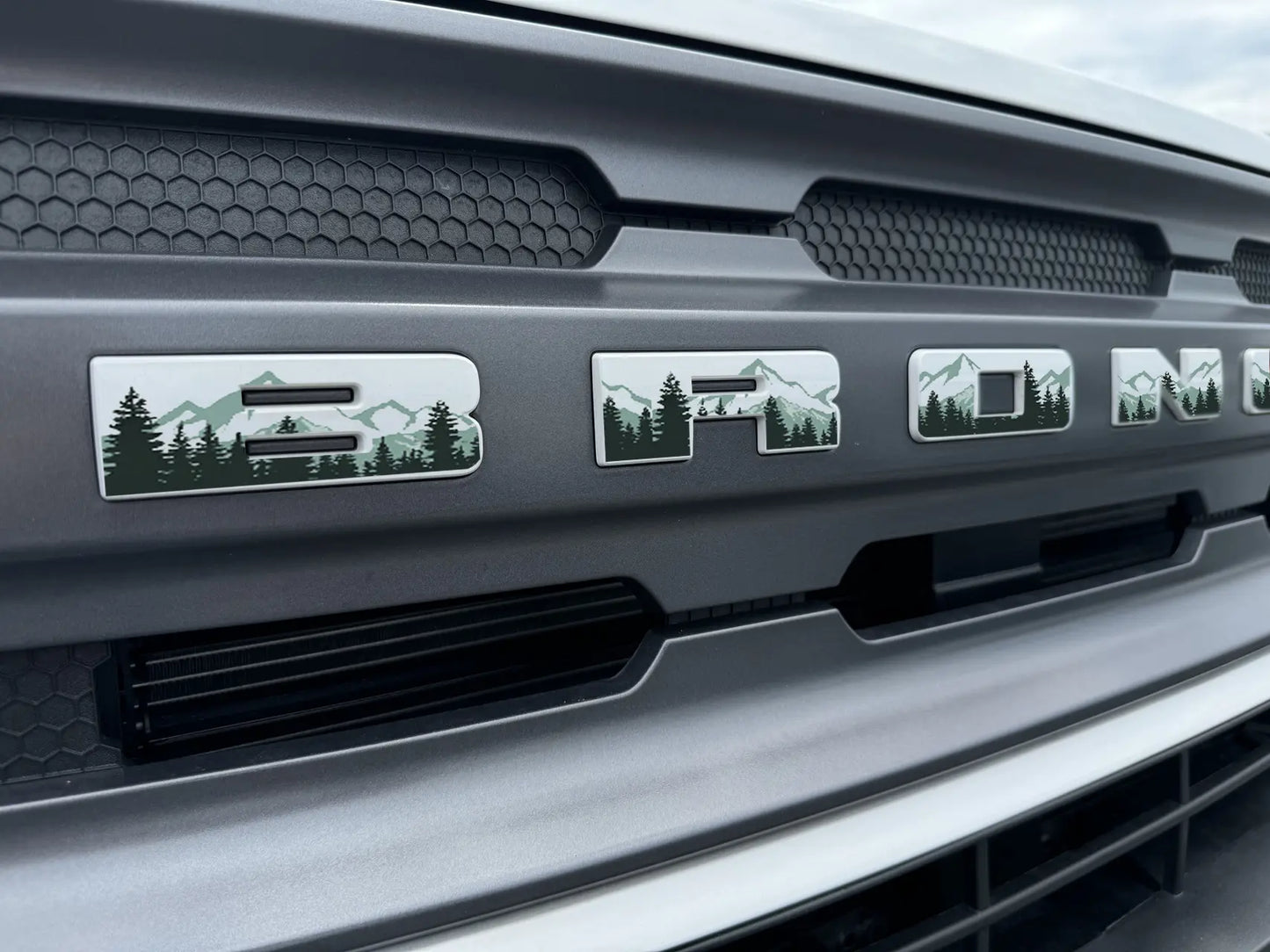Bronco Decal Letter Overlay