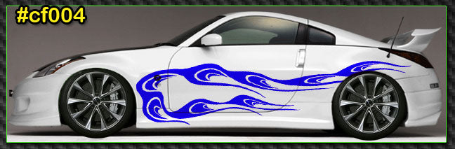 Flames Custom Vinyl Graphics CF004