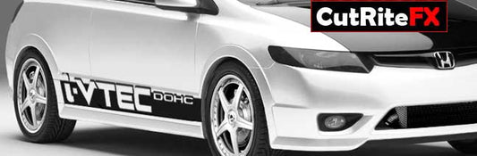 Custom Vinyl Graphics Honda Stripe - iVetc