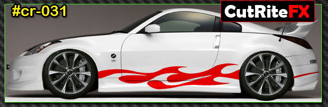 Flames Custom Vinyl Graphics CR031