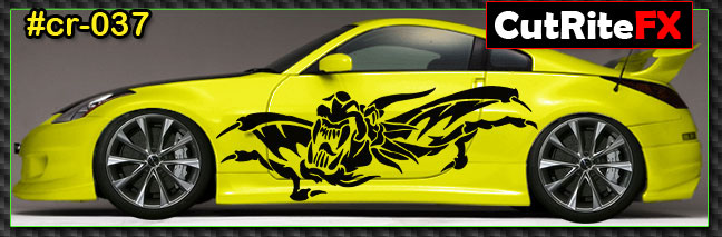CR037 Dragon Custom Vinyl Graphics