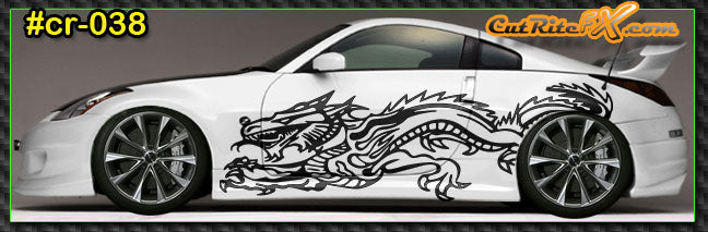 CR038 Dragon Custom Vinyl Graphics