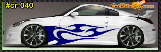 Flames Custom Vinyl Graphics CR040