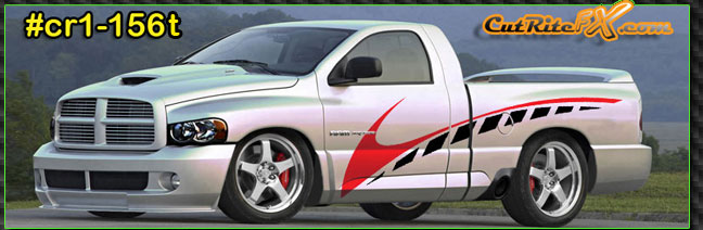 Truck Custom Vinyl Graphics CR1156T