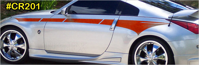 Stripes Custom Vinyl Graphics CR201