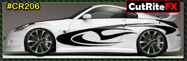 Tribal Custom Vinyl Graphics CR206