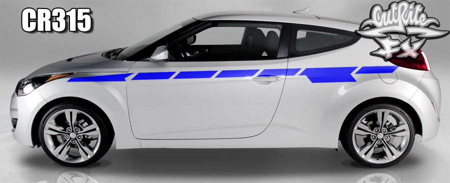 Stripes Custom Vinyl Graphics CR315