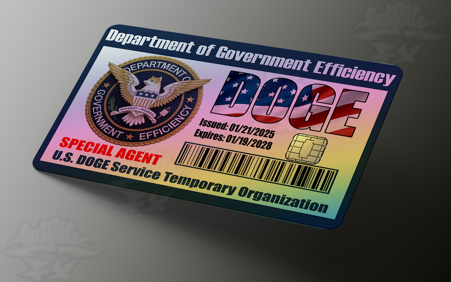 DOGE Credit Card Skin, Debit Card Covering