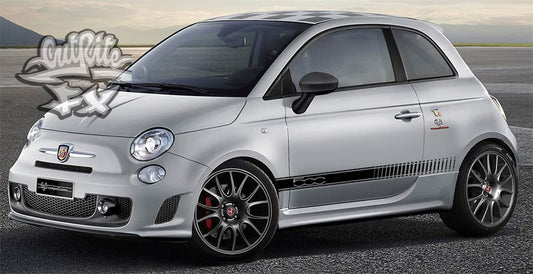 Fiat 500 Abarth Rocker Stripes