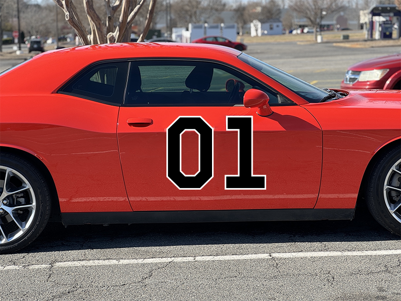 Dukes of Hazard General Lee 01 Decals