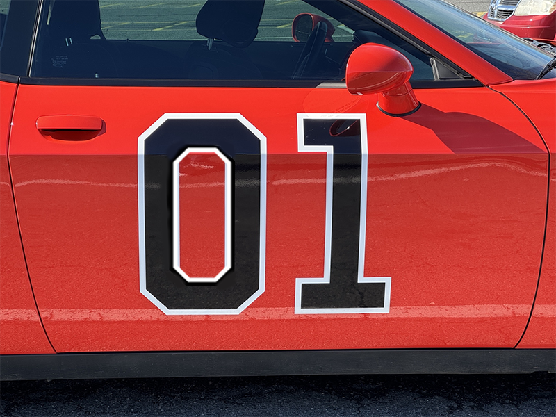 Dukes of Hazard General Lee 01 Decals