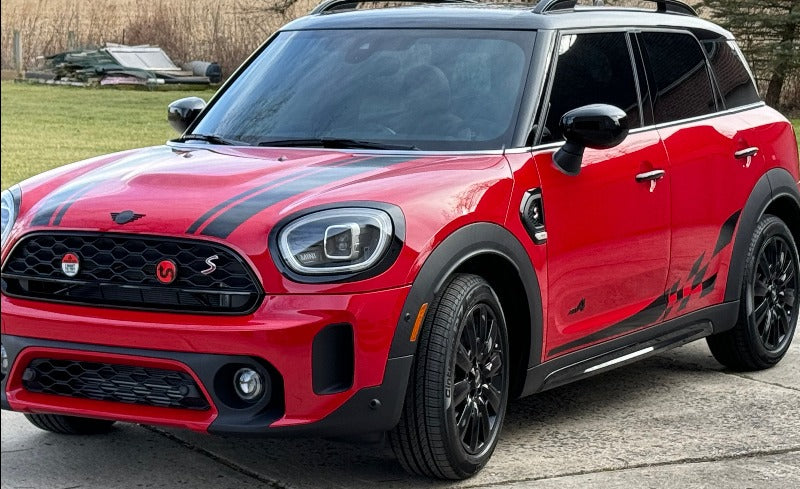 Mini Cooper Rocker Checkered