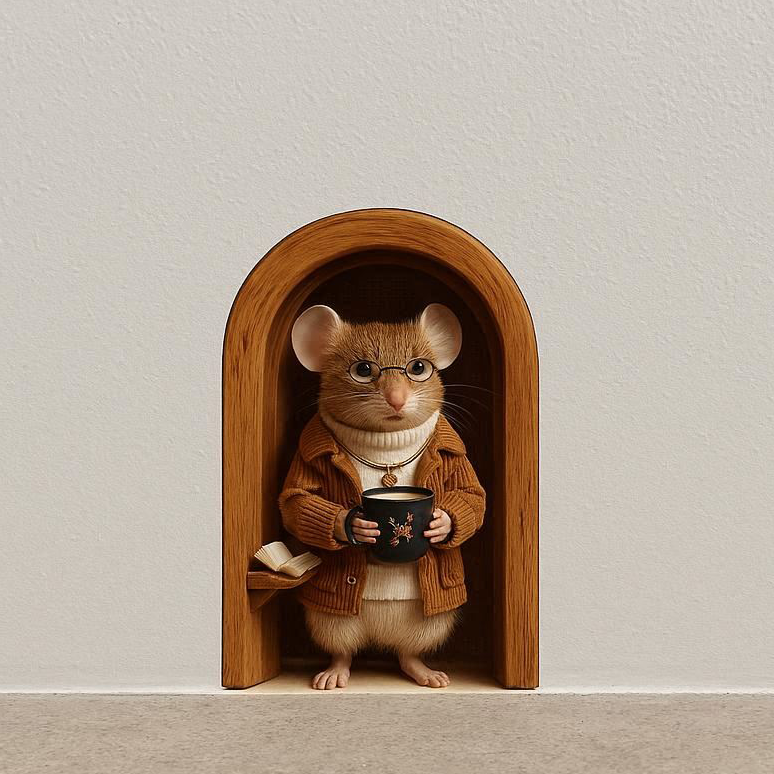 Professor Whiskers: Mouse Hole Wall Decal