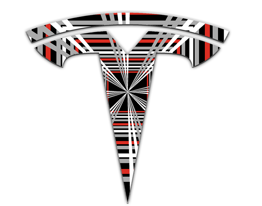 Tesla Emblem Decal for Model S,3,X,Y