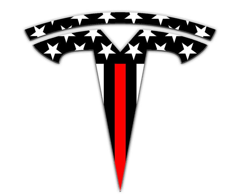 Tesla Emblem Decal for Model S,3,X,Y