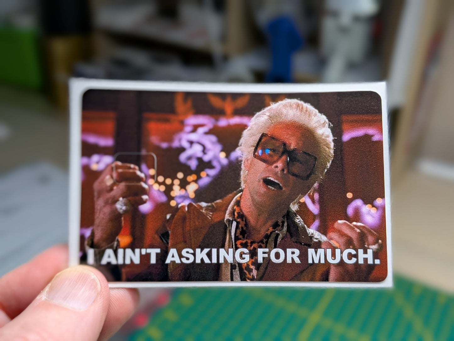 Baby Billy - I ain't asking for much Credit Card Skin (small chip)