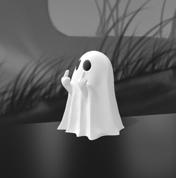 Sassy Ghost Desk Buddy | Spooky Decor