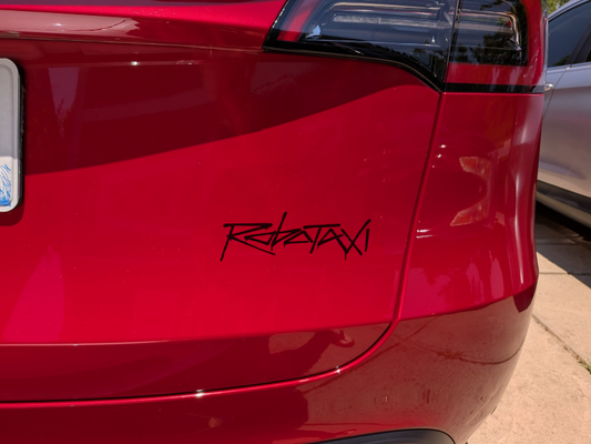 Limited Edition: Robotaxi Decal