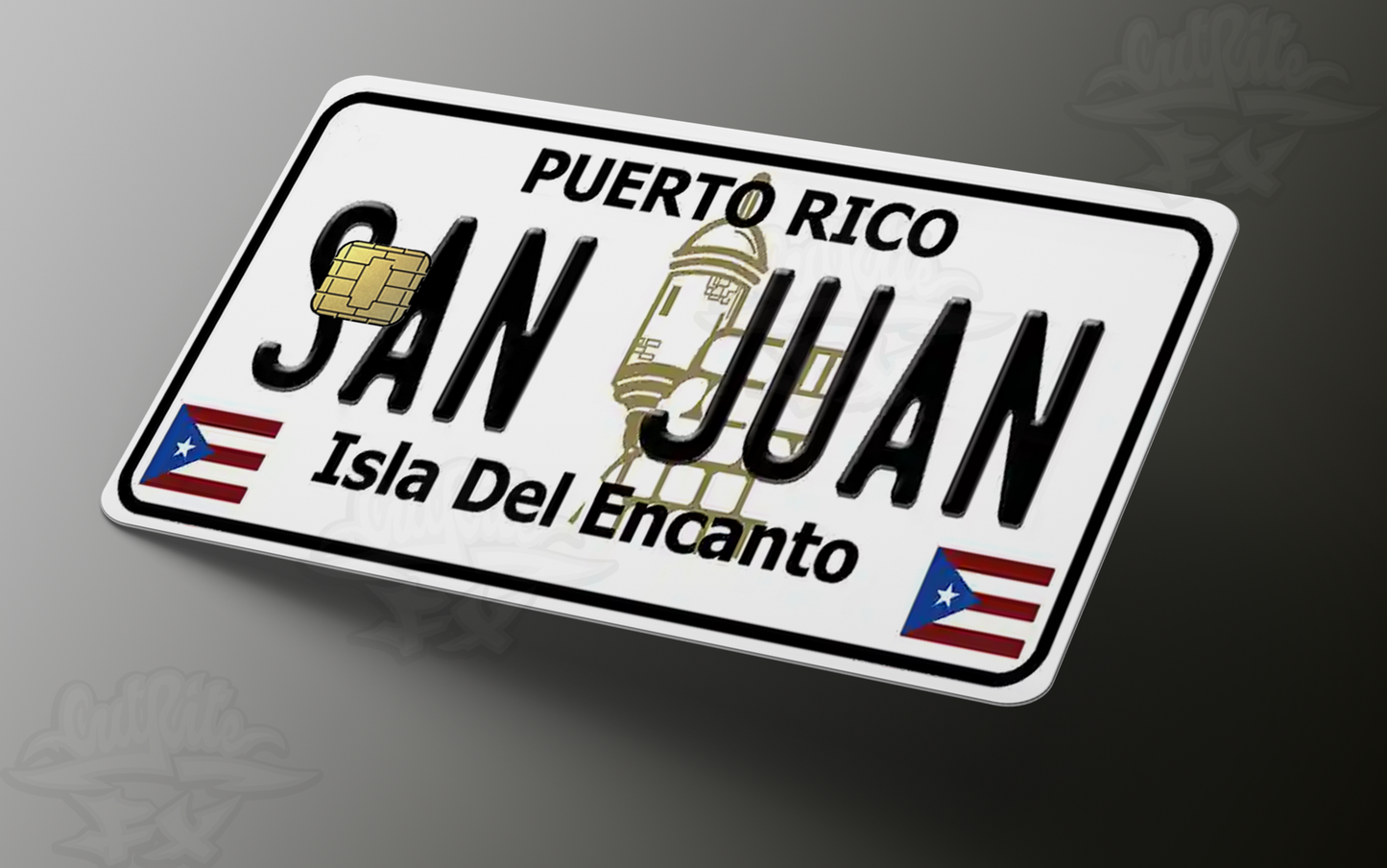 New Puerto Rico - PR Credit Card Skin (small chip)