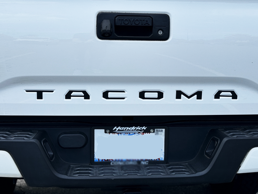 Toyota Tacoma Decal Letters for 2016-2023 Tailgate
