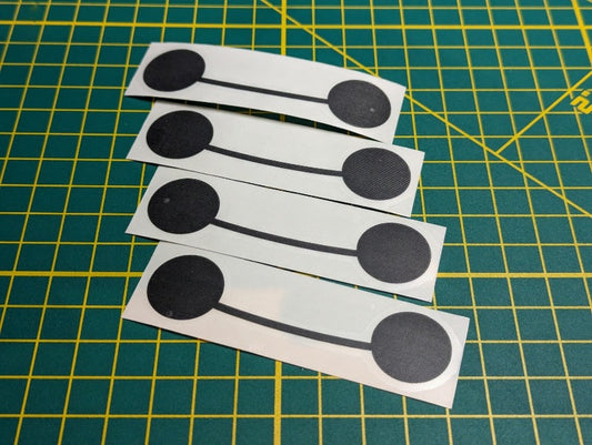 Tesla Baymax Sticker (set of 6)