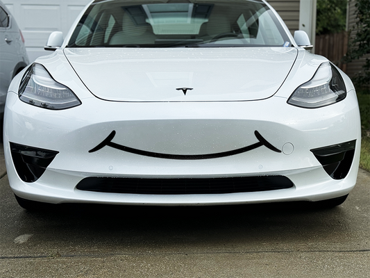Tesla Happy Face Decal