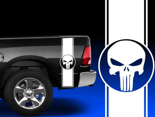 The Punisher Skull Decal