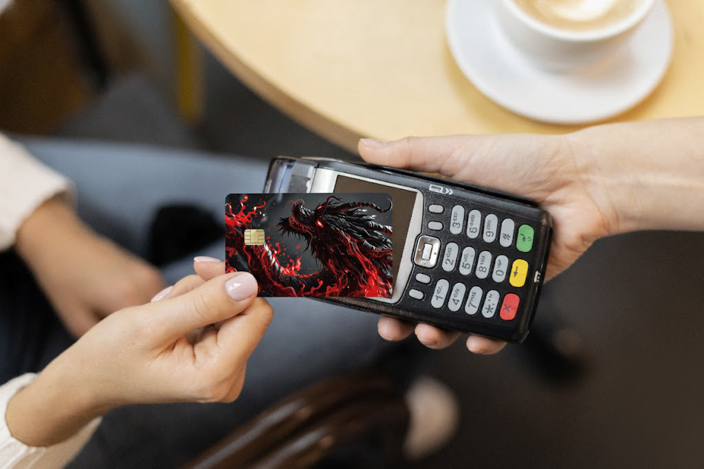 Obsidian Dragon Black Card | Premium Credit Card Art