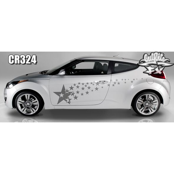 CR324 Stars Vinyl Graphic