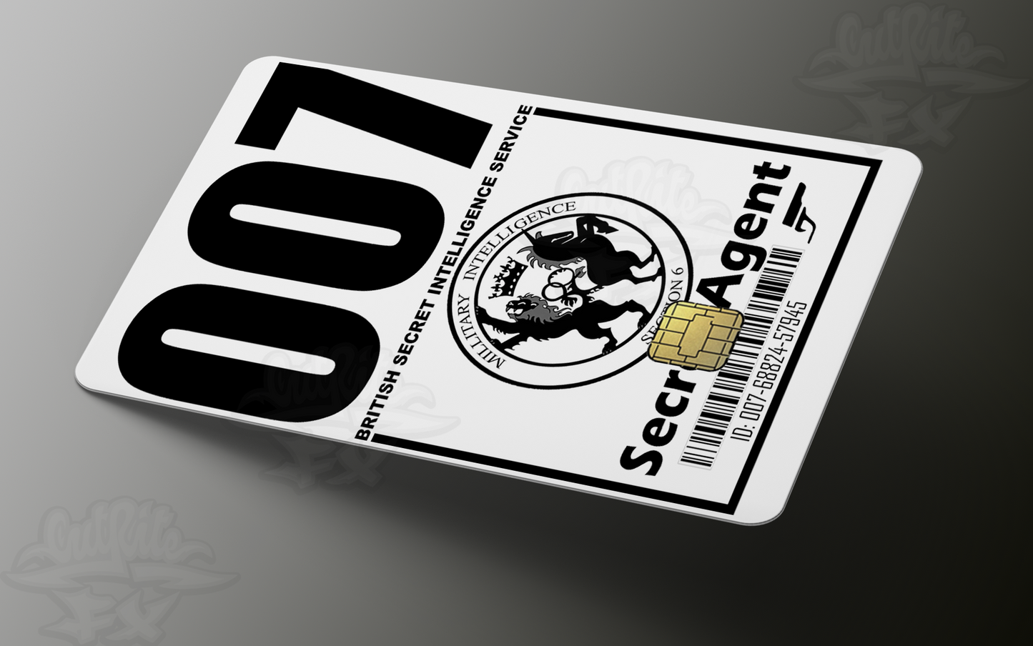 007 Secret Agent Credit Card Skin