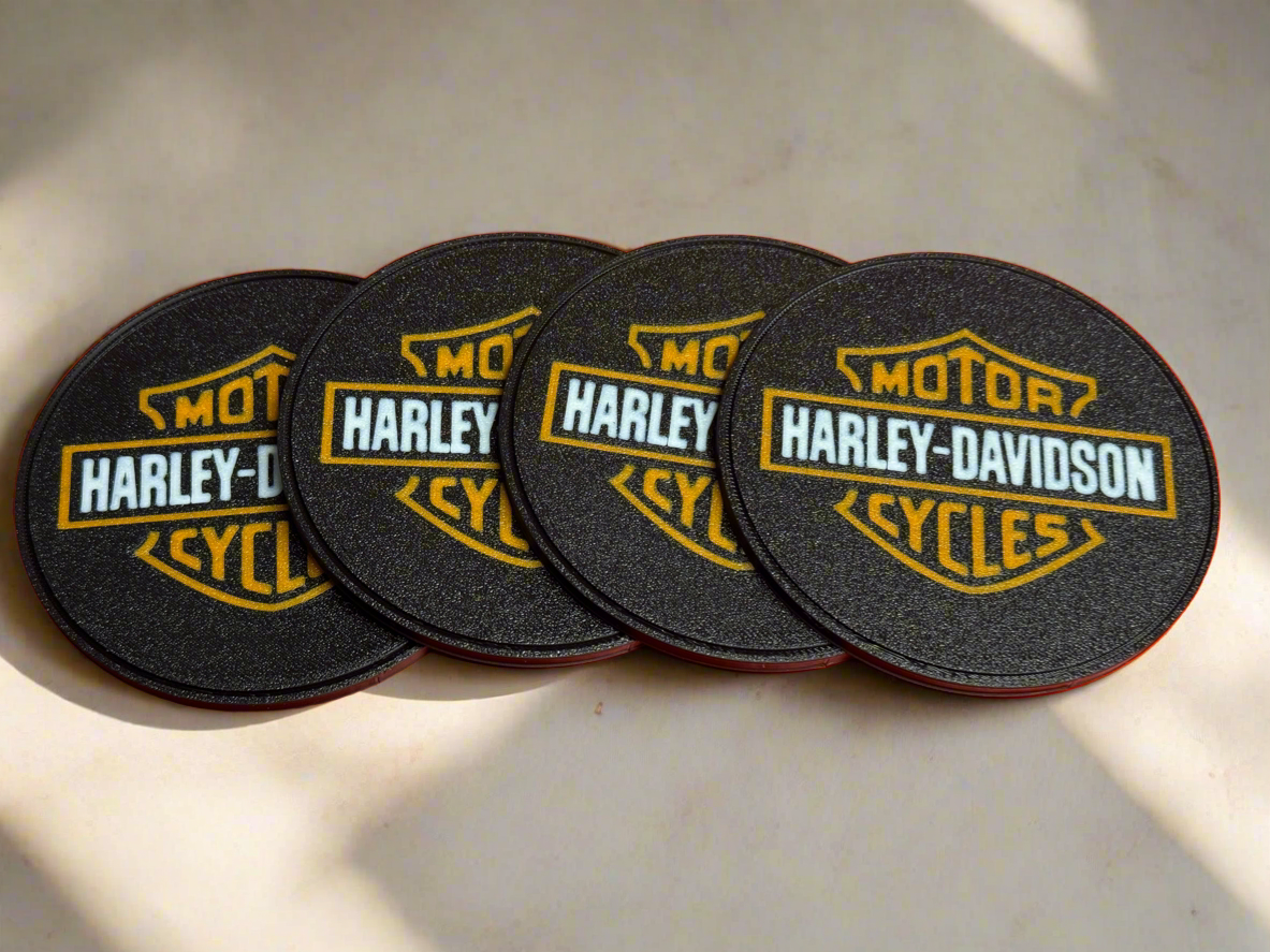 Harley Davidson Coasters (set of 4)