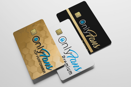 OnlyFans Platinum Fan Art Custom Vinyl Credit Card Sticker by CC OnlyFans Platinum Fan Art Custom Vinyl Credit Card Sticker by CC