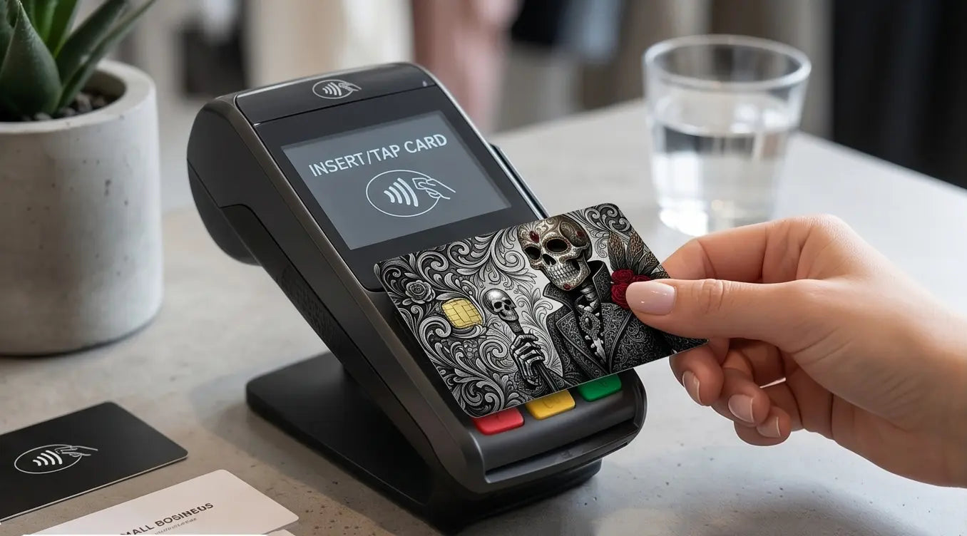 Ornate Sugar Skull Aristocrat Credit Card Skin – Sugar Skull & Filigree