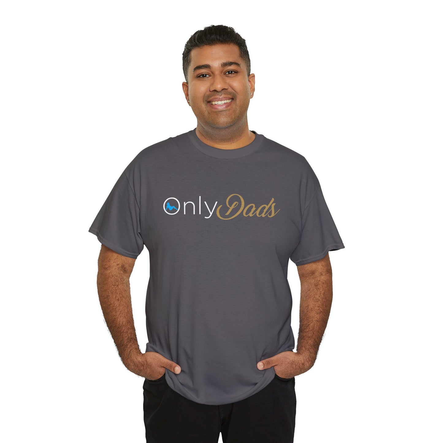Only Dads T-Shirt — Funny Fatherhood Tee, 'OnlyDads' Logo Gift for New & Proud Dads