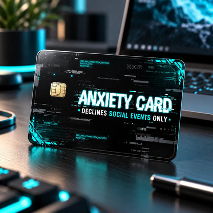 Anxiety Card – Declines Social Events Only