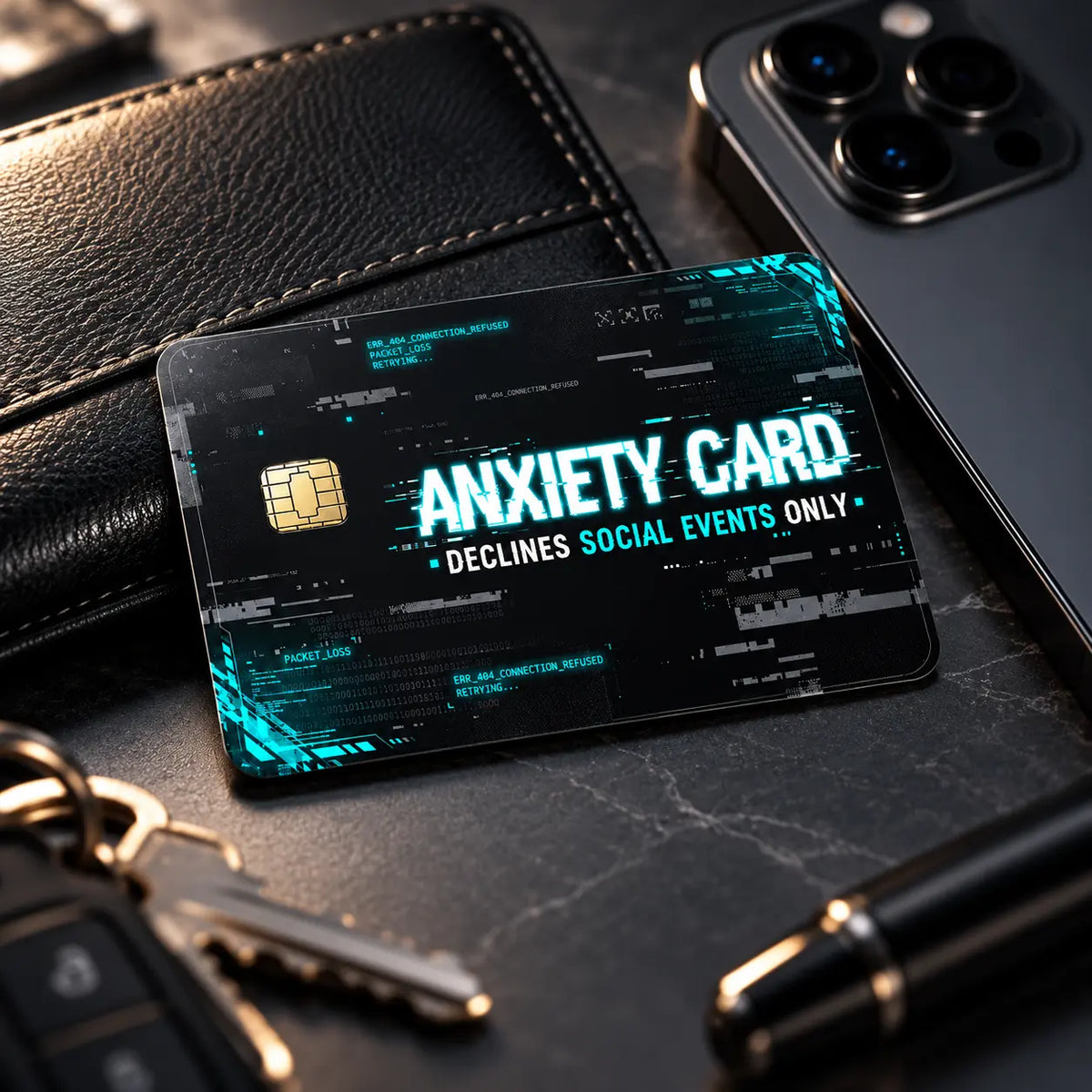 Anxiety Card – Declines Social Events Only