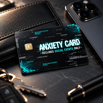 Anxiety Card – Declines Social Events Only