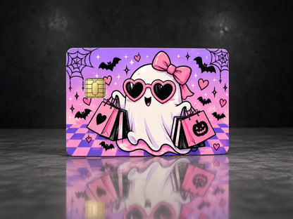 Boo-jee Ghost Credit Card Skin – Cute Halloween Card Sticker