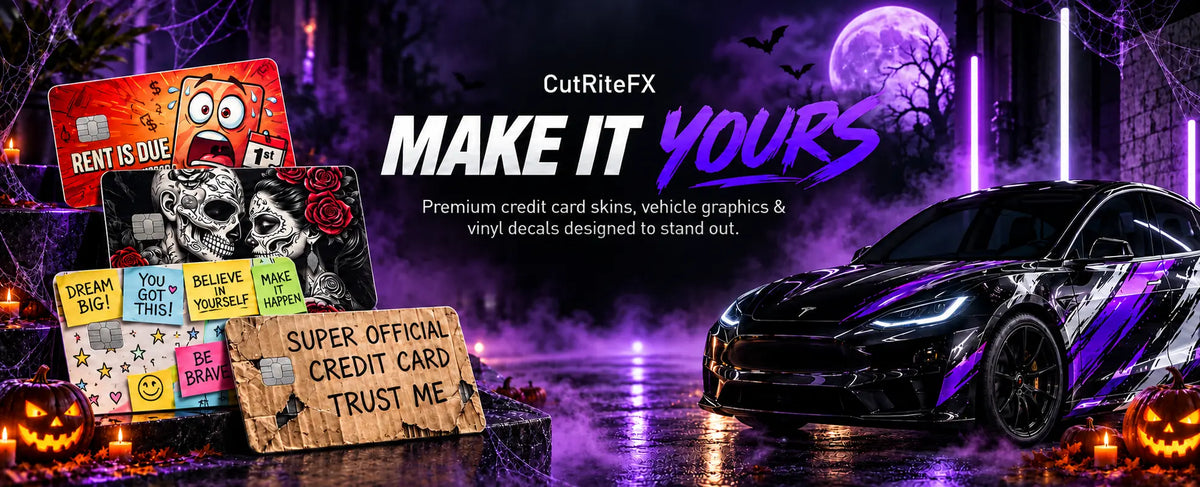 CutRiteFX credit card skins and custom vehicle graphics