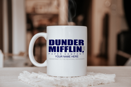 DUNDER MIFFLIN MUG • The Office Tv Show Gifts
