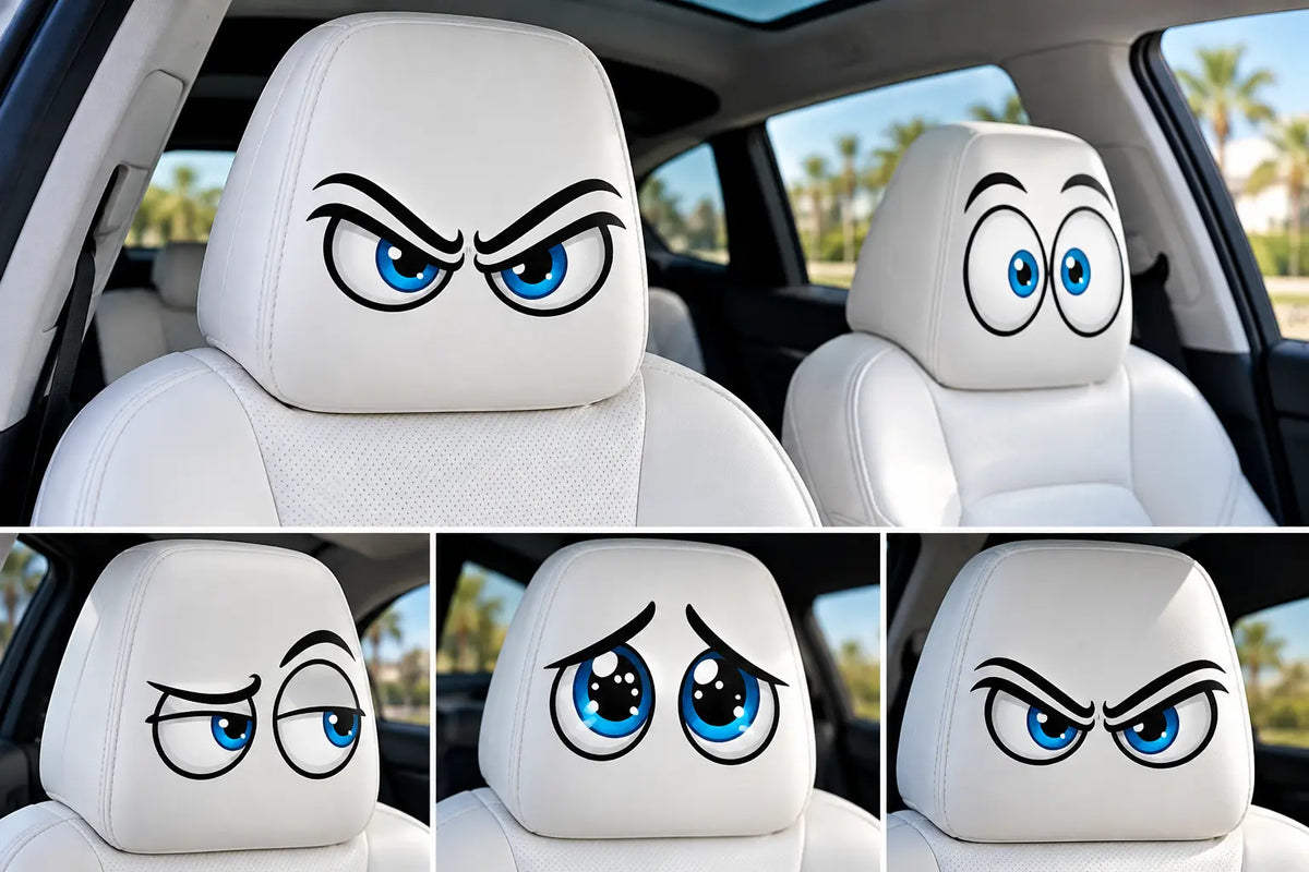 Funny Cartoon Eyes Decals – 6.5 Inch