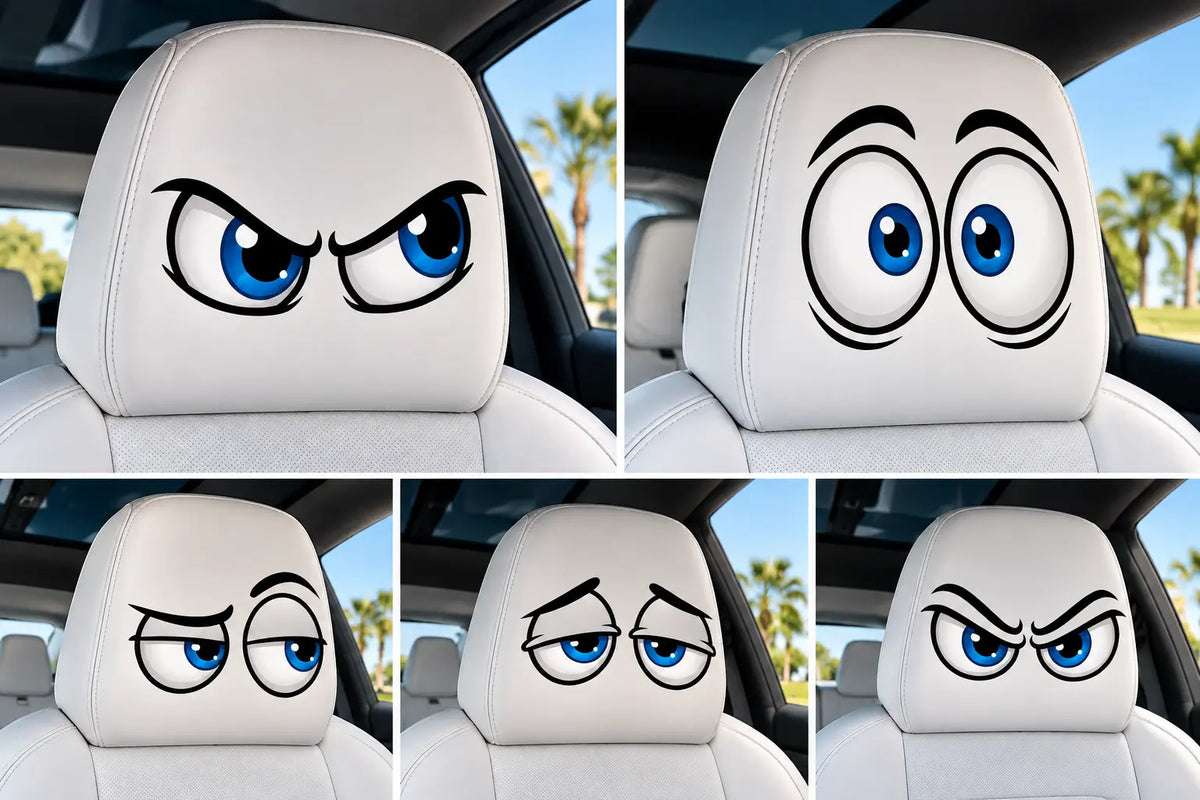 Funny Cartoon Eyes Decals – 6.5 Inch