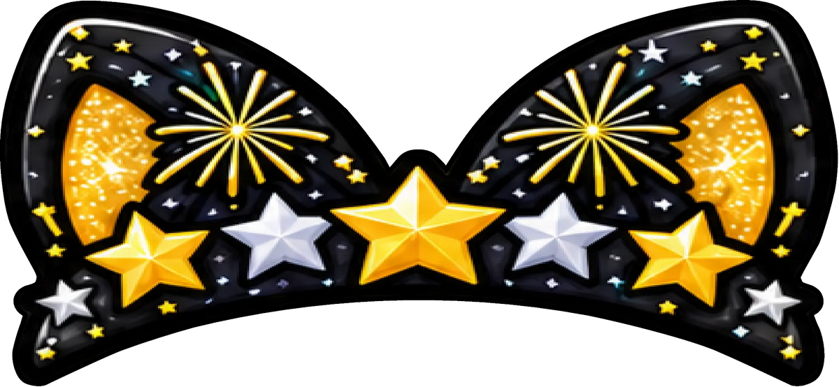 Ears Decals for Tesla Emblems – Pair of 2